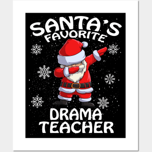 Santas Favorite Drama Teacher Christmas Posters and Art